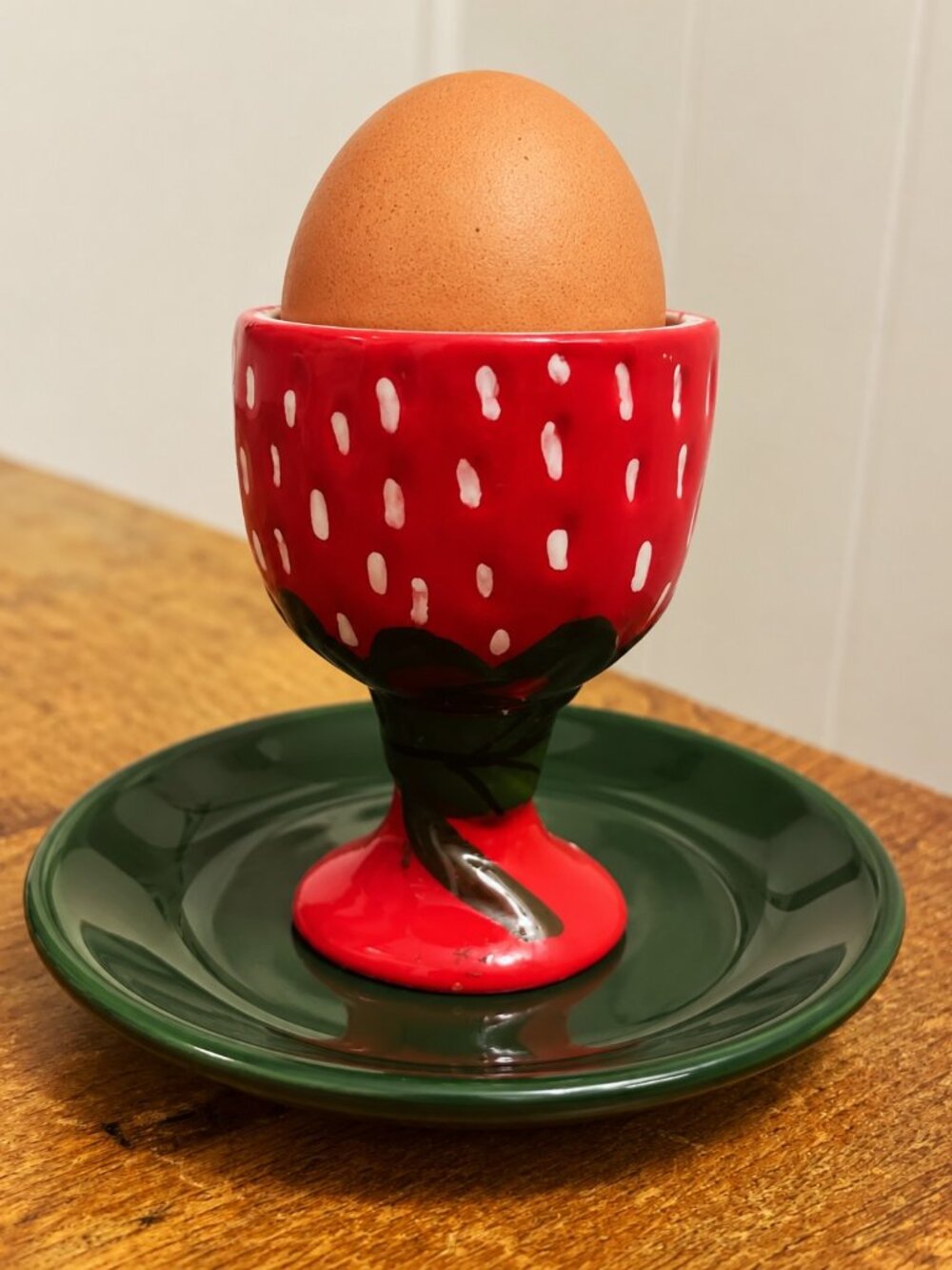 single strawberry egg holder by burton + Burton. SHIPS FREE